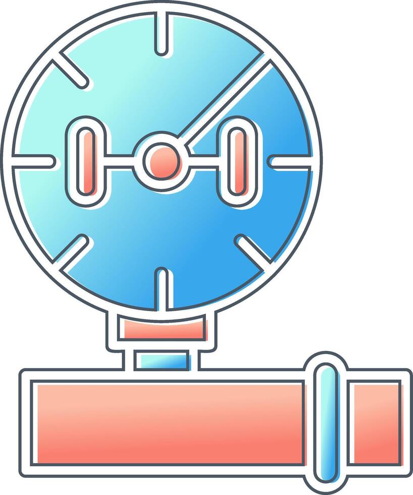 Pressure Gauge Vector Icon