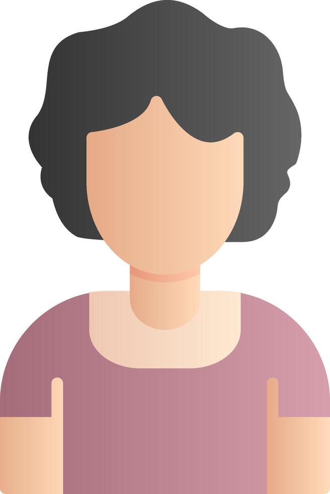 icono de vector de mujer