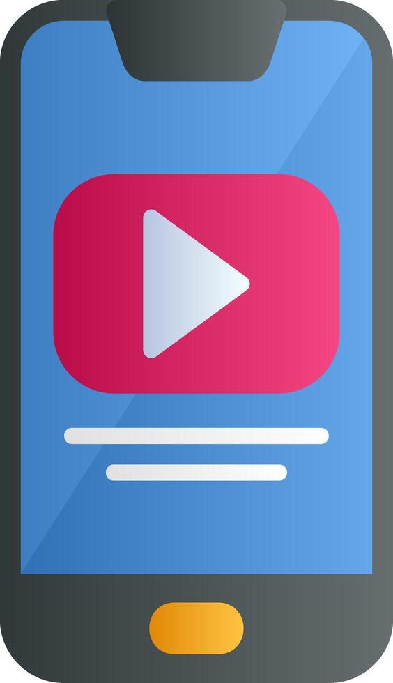 Play Video Vector Icon