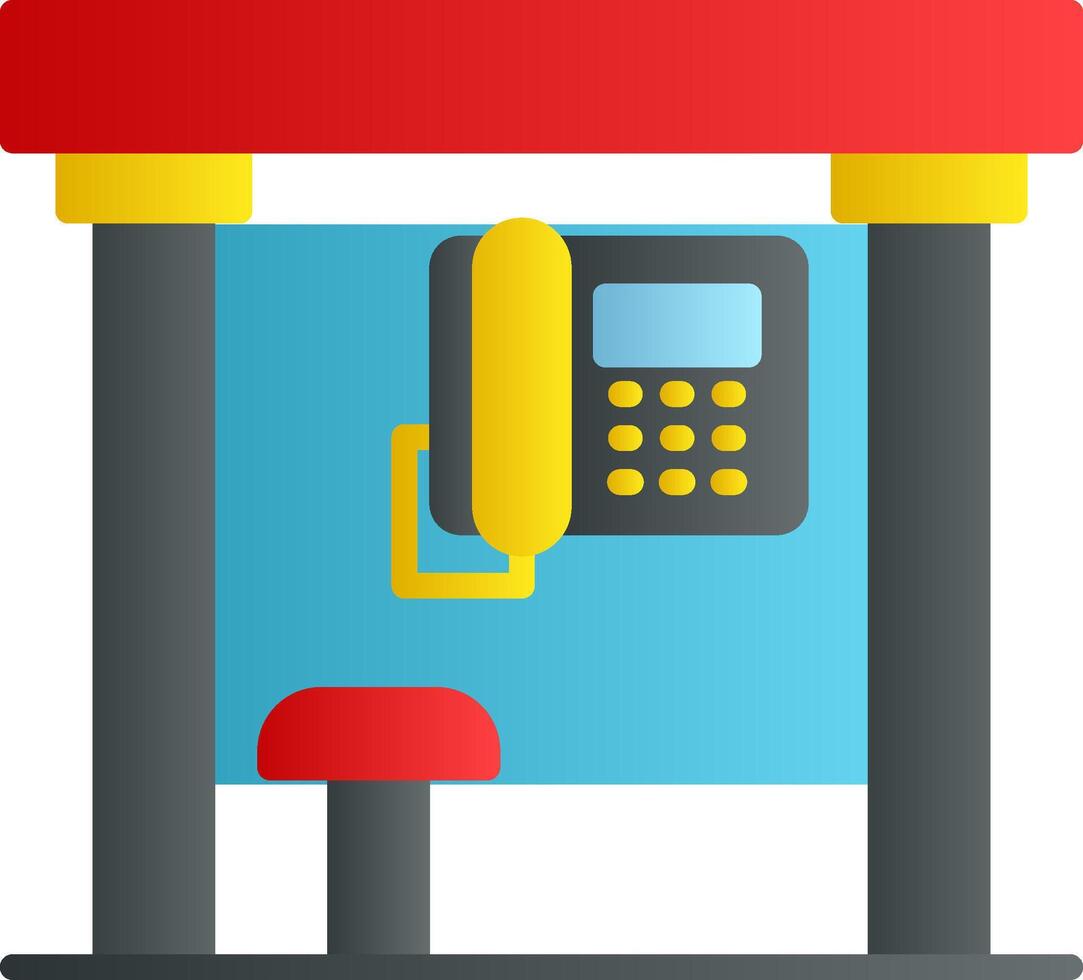 Telephone Box Vector Icon