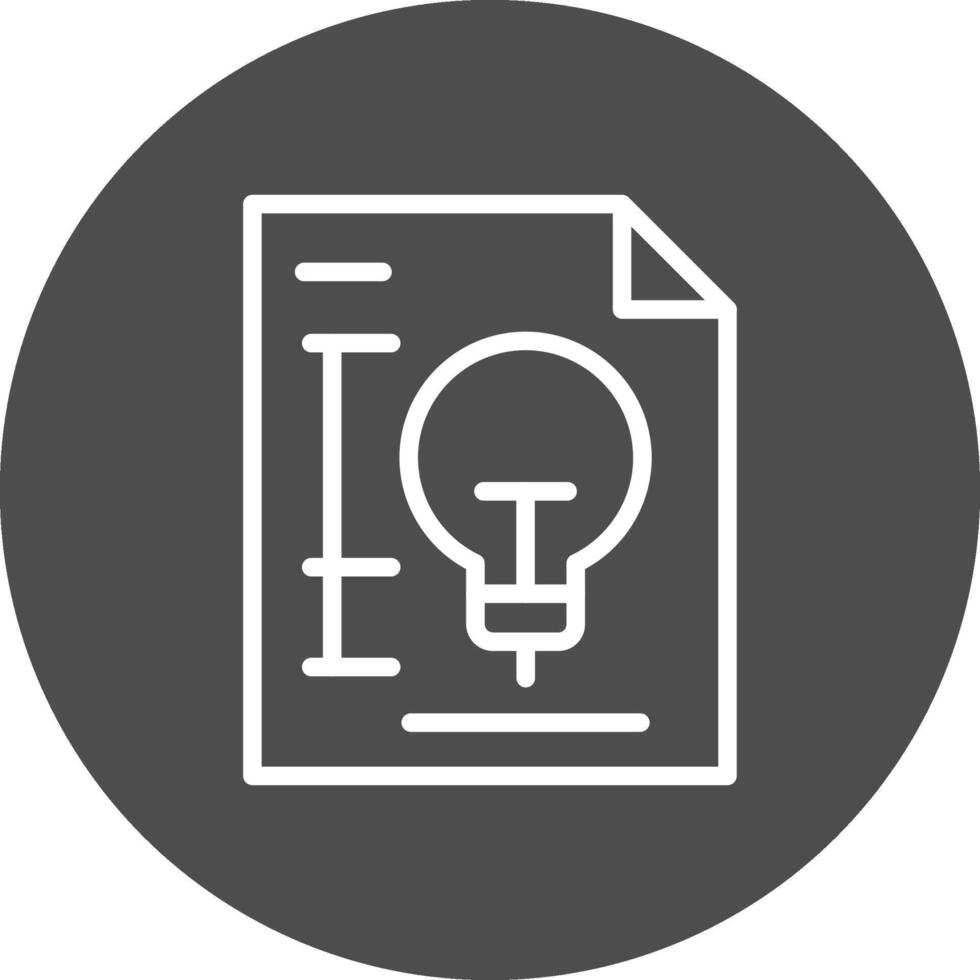 Patent Creative Icon Design vector