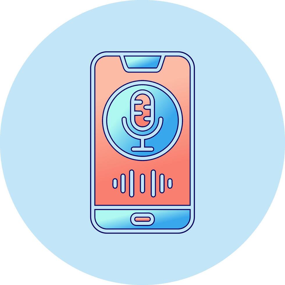 Voice Assistant Vector Icon