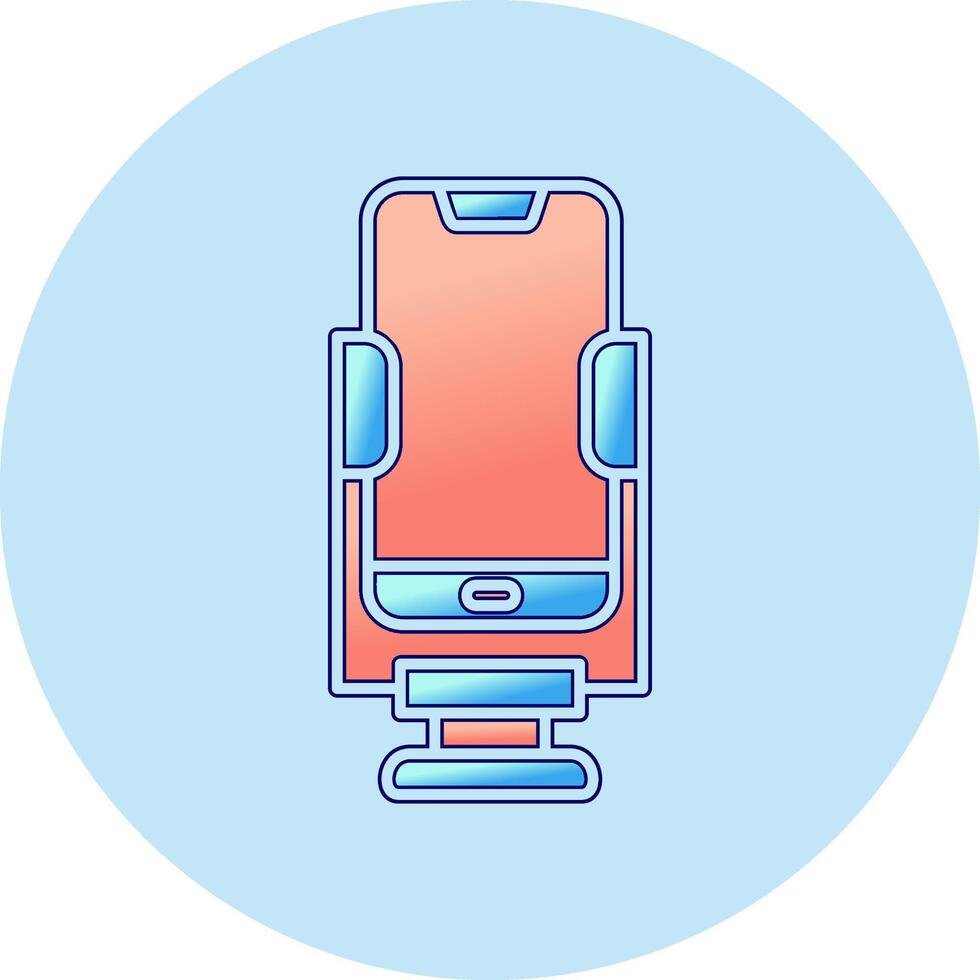 Smartphone Stand Vector Icon