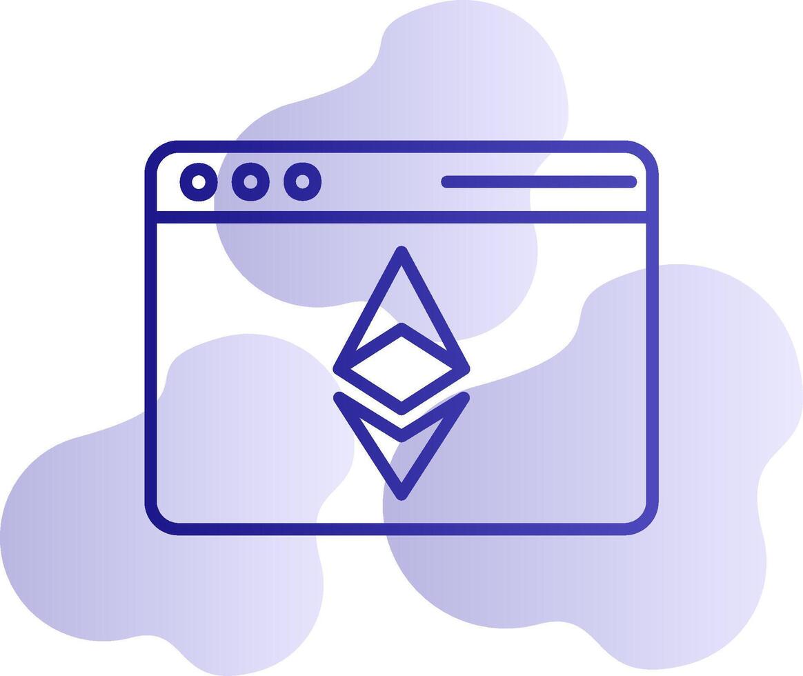 Ethereum Browser Vector Icon