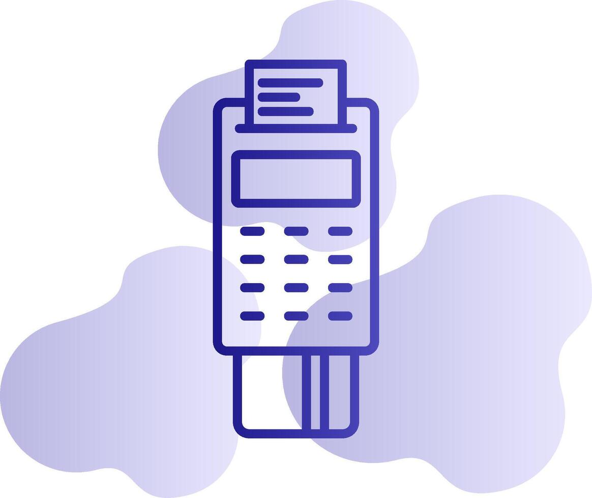 Pos Terminal Vector Icon