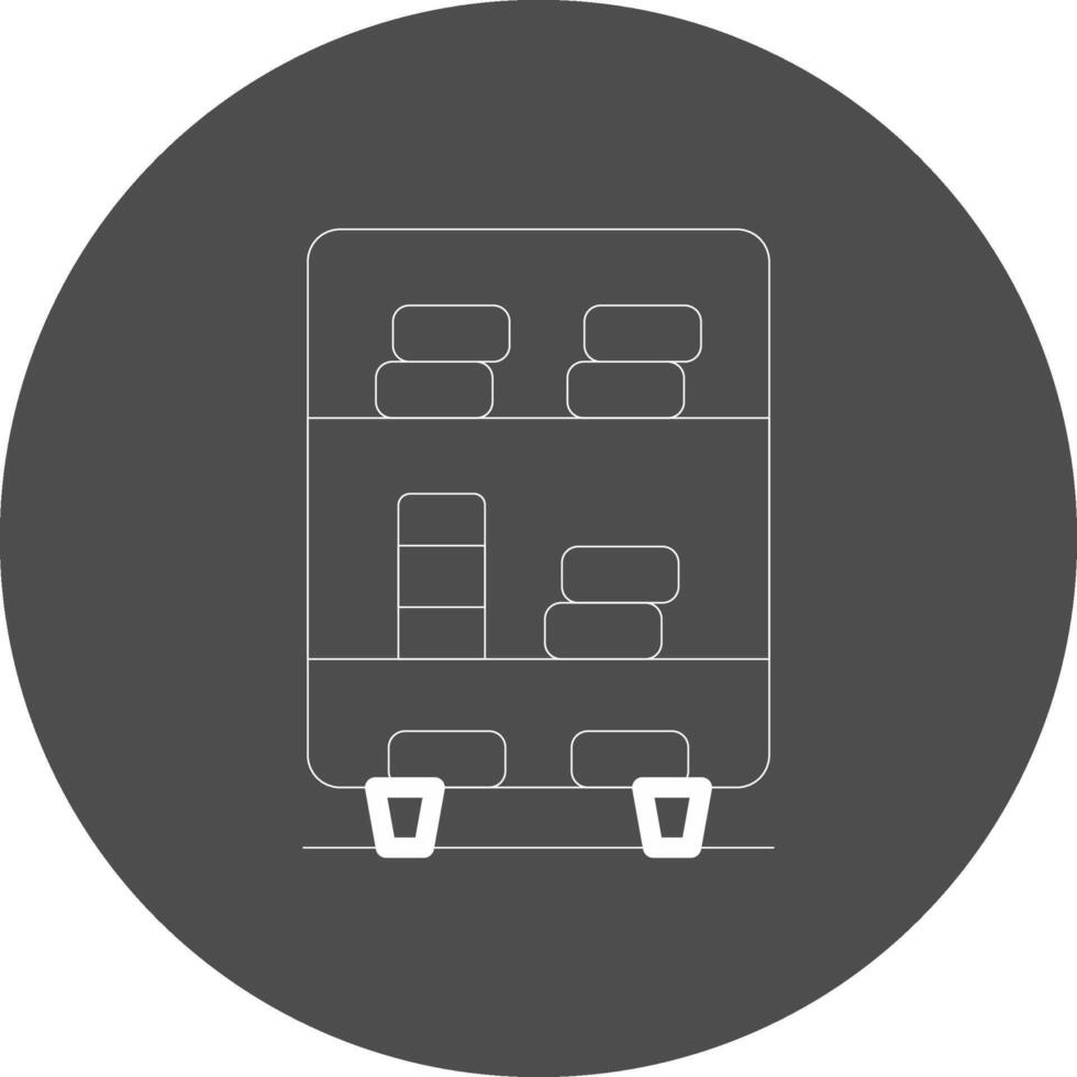 Bookshelf Creative Icon Design vector