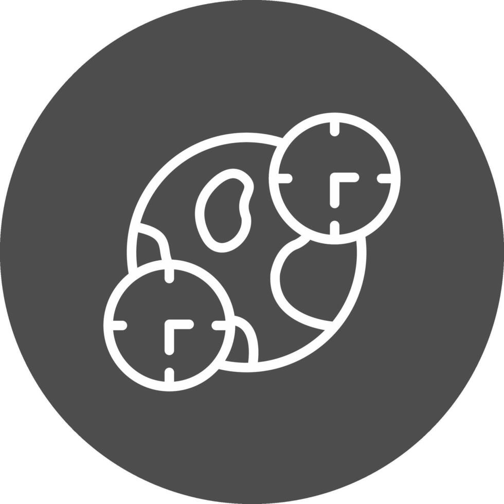 Jet Lag Creative Icon Design vector