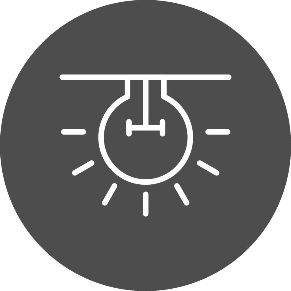 Light Bulb Creative Icon Design vector