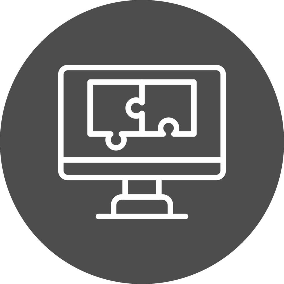 Puzzle Creative Icon Design vector