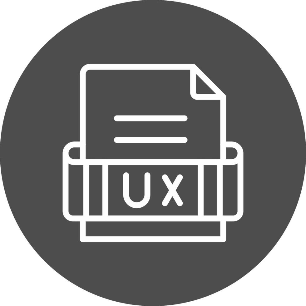 Ux Format Creative Icon Design vector