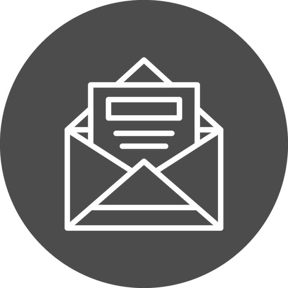 Open Email Creative Icon Design vector