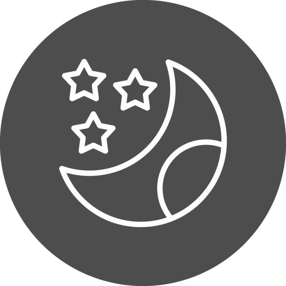 diseño de icono creativo de luna vector