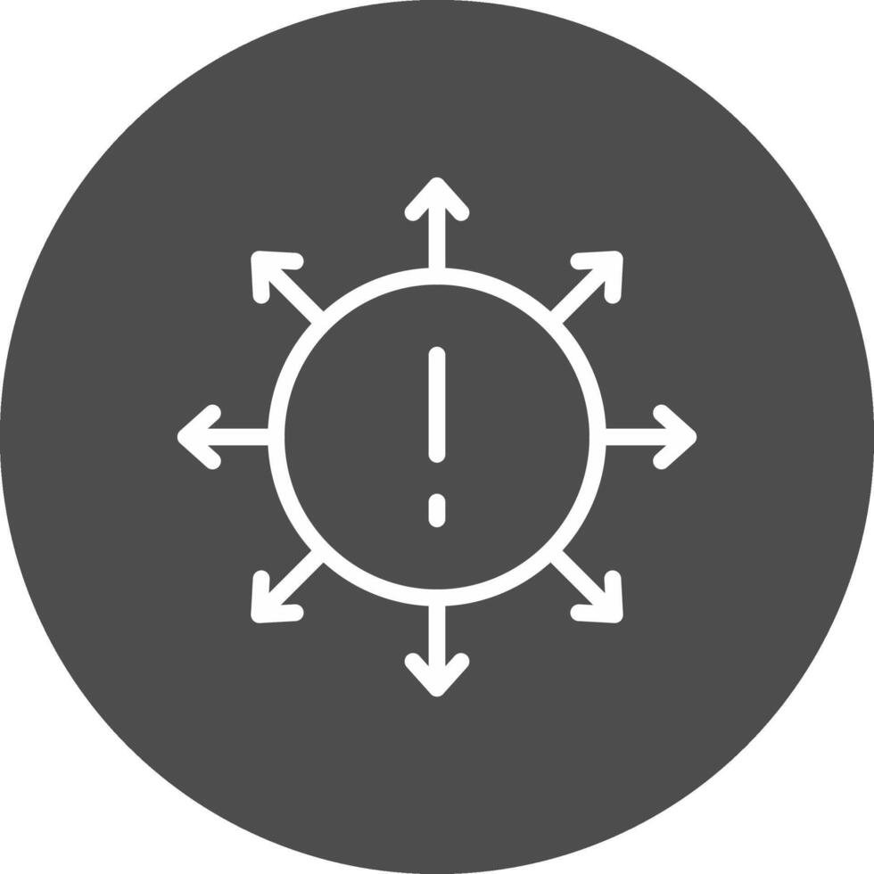 Diversification Creative Icon Design vector