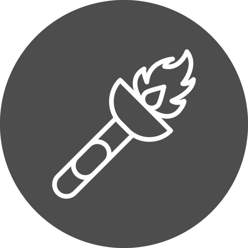 Torch Creative Icon Design vector