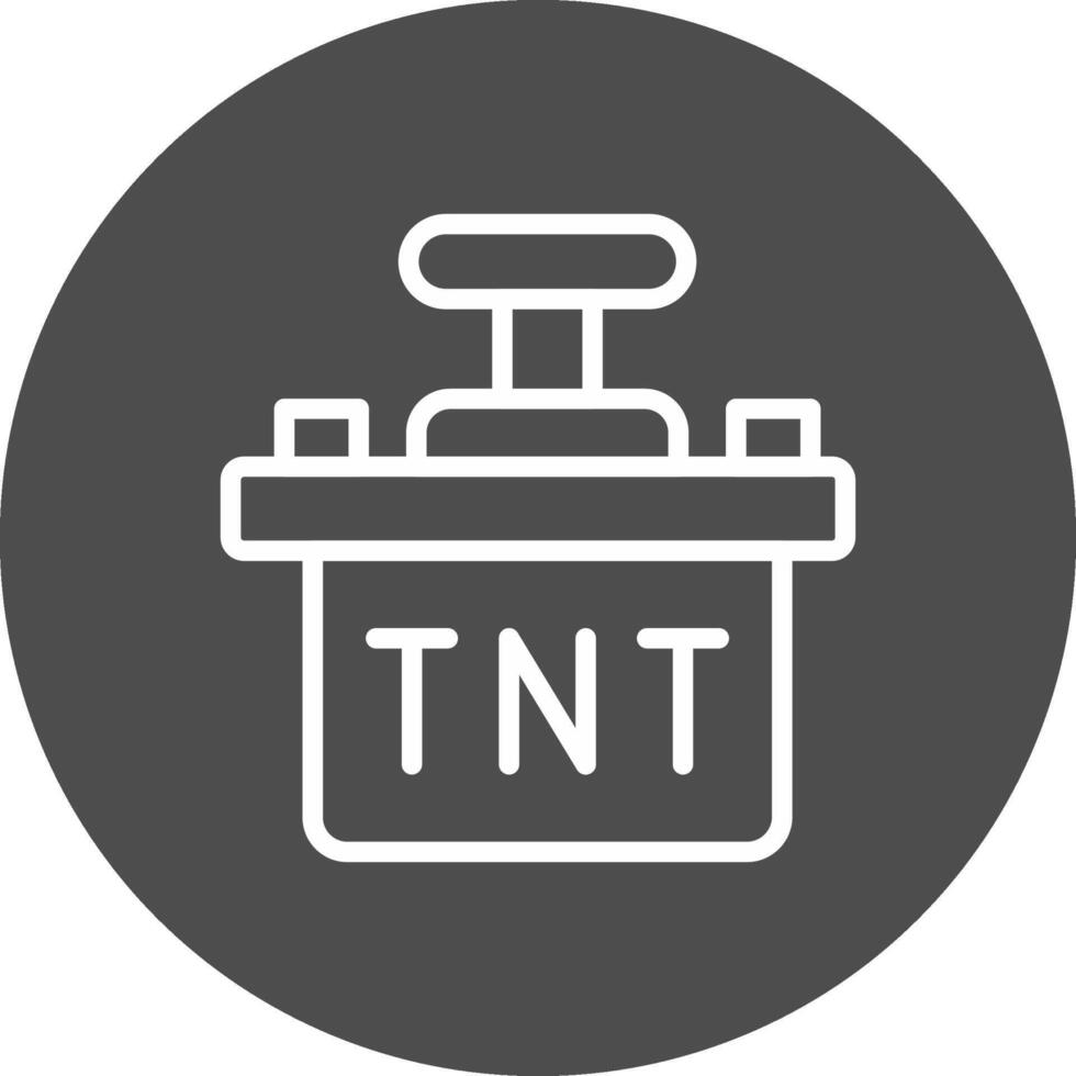 diseño de icono creativo tnt vector