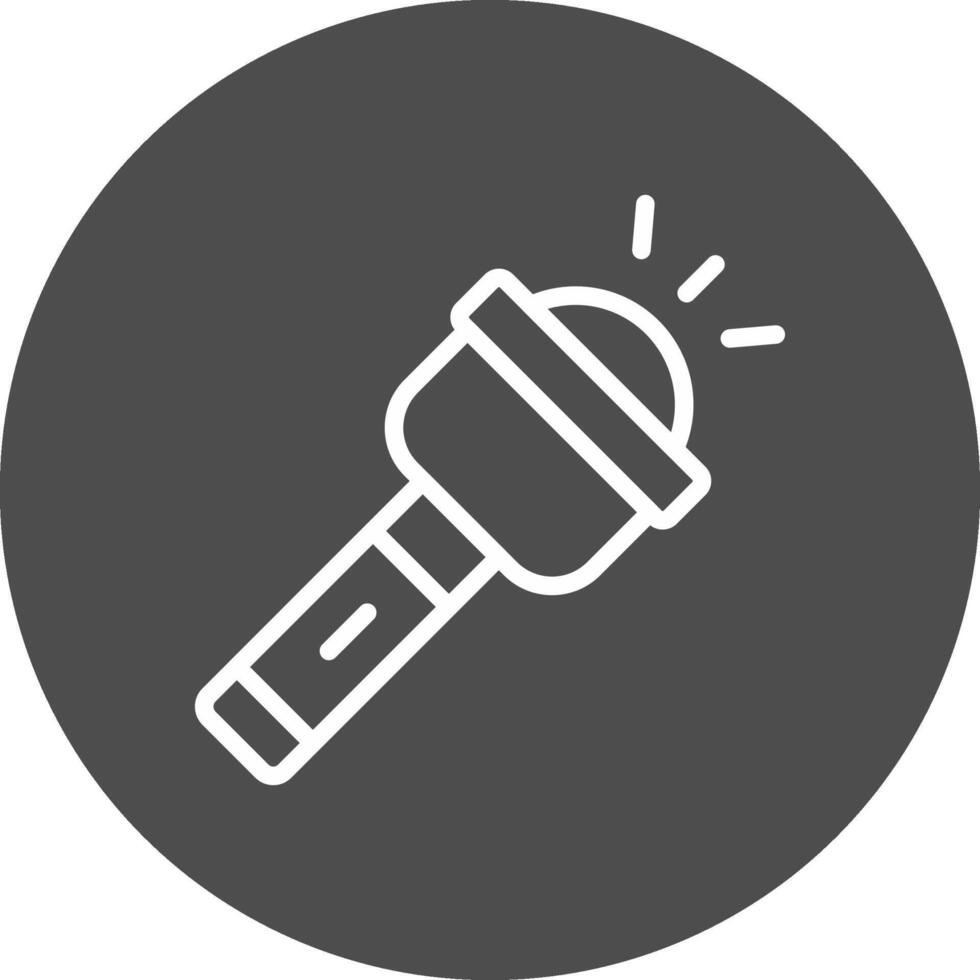 Flashlight Creative Icon Design vector