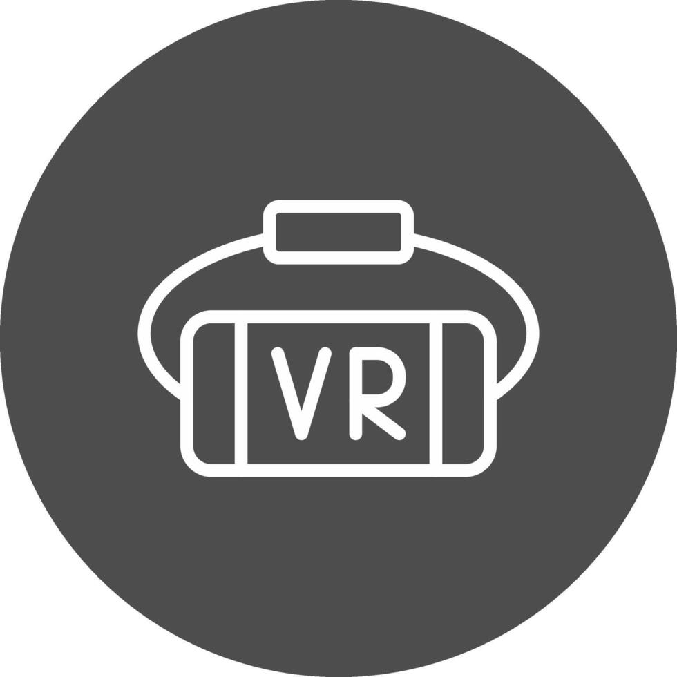 VR Glasses Creative Icon Design vector