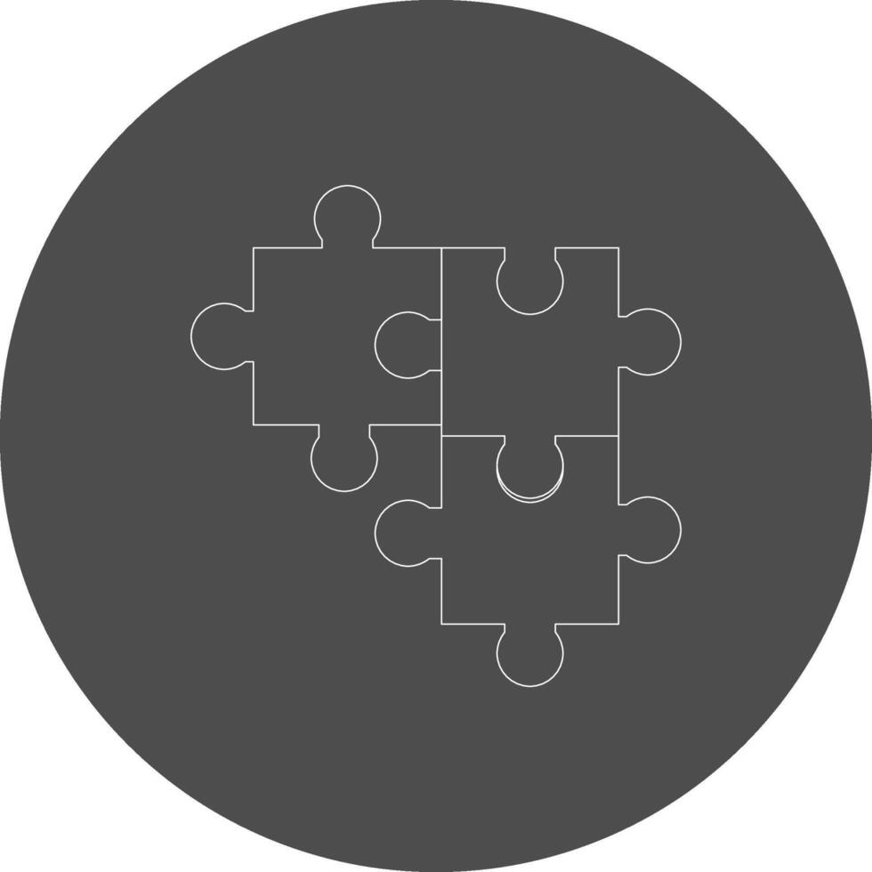 Puzzle Creative Icon Design vector