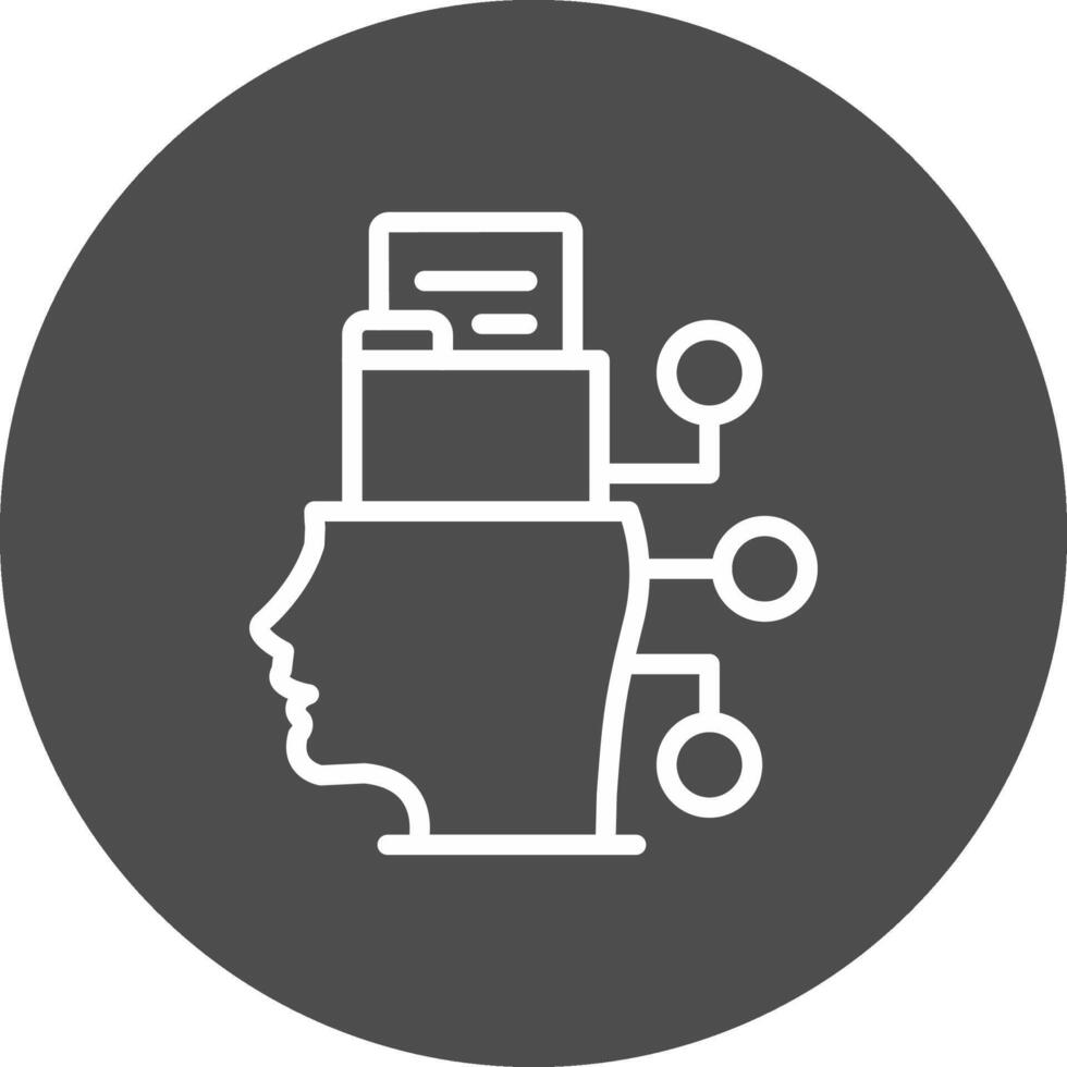 Intelligent Data Creative Icon Design vector