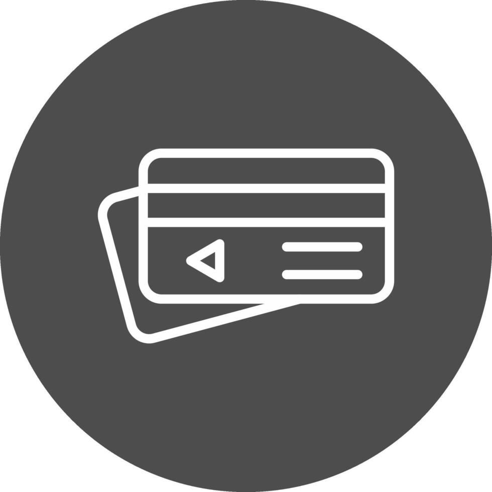 crédito tarjeta pago creativo icono diseño vector