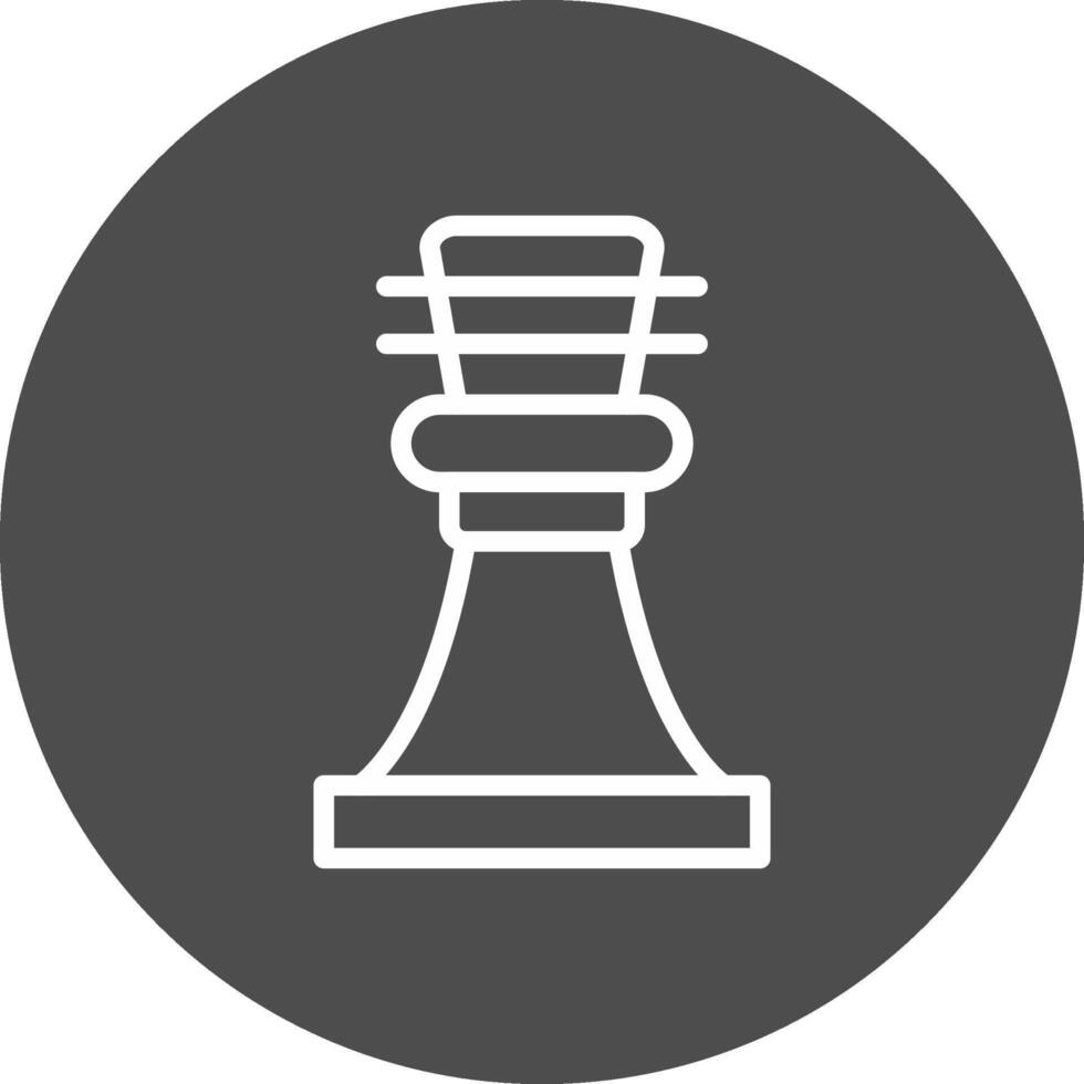 Chess Game Creative Icon Design vector