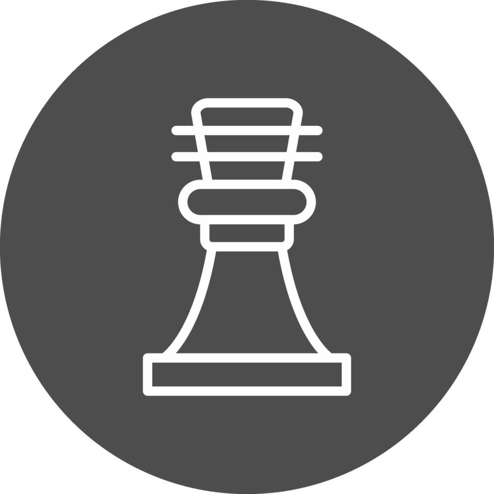 Chess Game Creative Icon Design vector