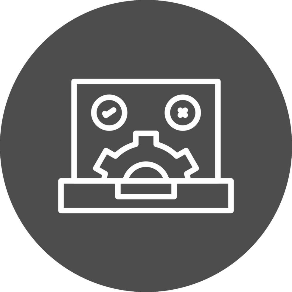 QA Testing Creative Icon Design vector