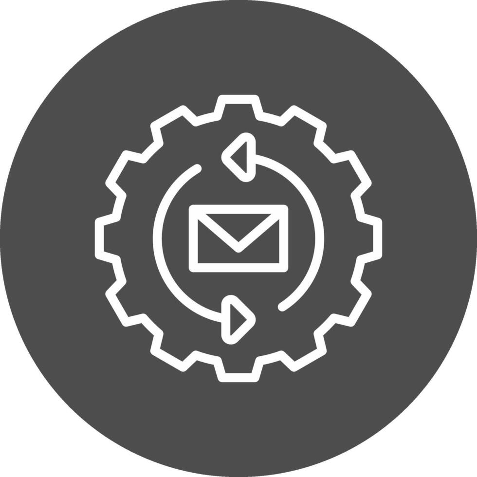 Marketing Automation Creative Icon Design vector