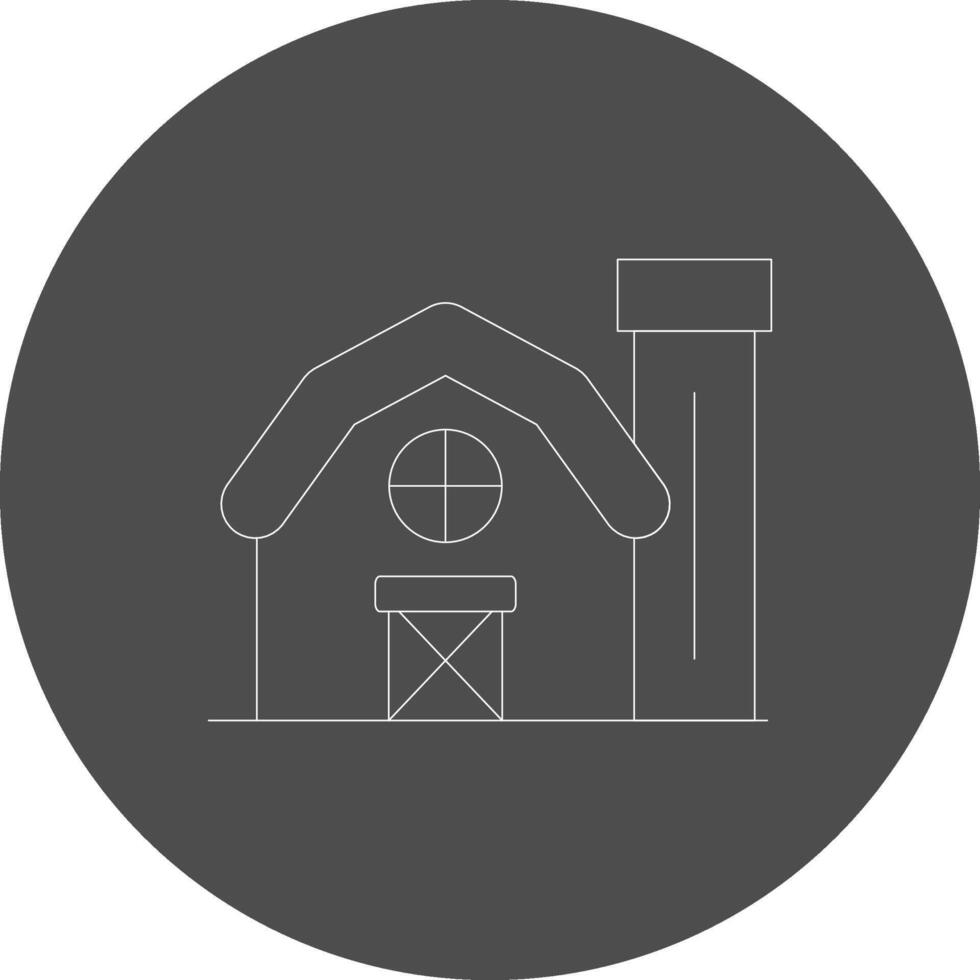 Farm House Creative Icon Design vector