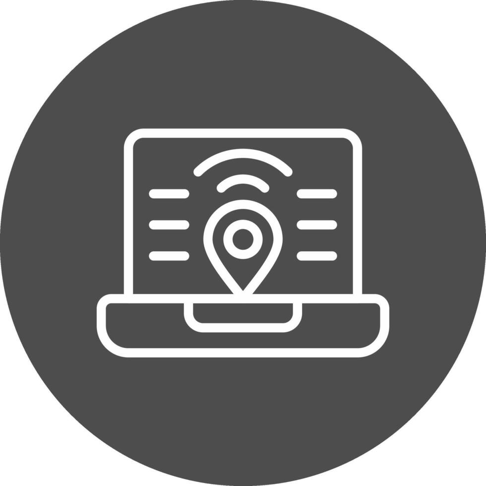 Digital Nomad Hub Creative Icon Design vector