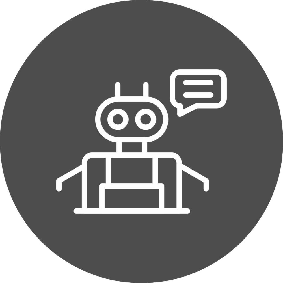 Chatbot Creative Icon Design vector