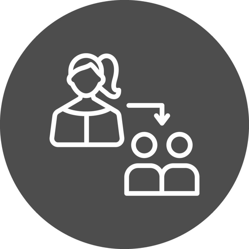 Coaching Creative Icon Design vector