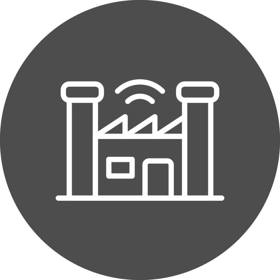 Smart Factory Creative Icon Design vector