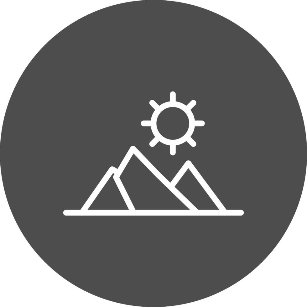 Mountains Creative Icon Design vector