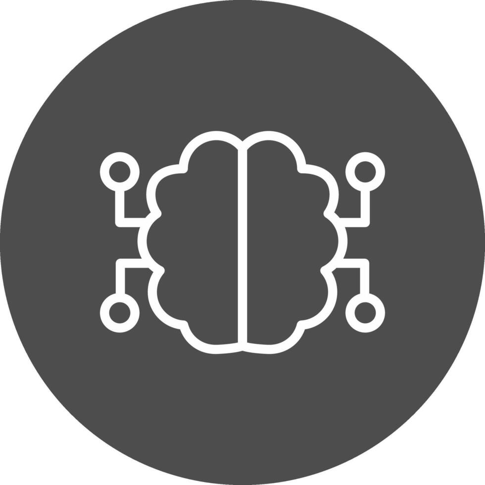 Neurons Circuit Creative Icon Design vector
