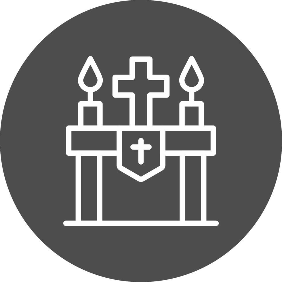 Altar Creative Icon Design vector