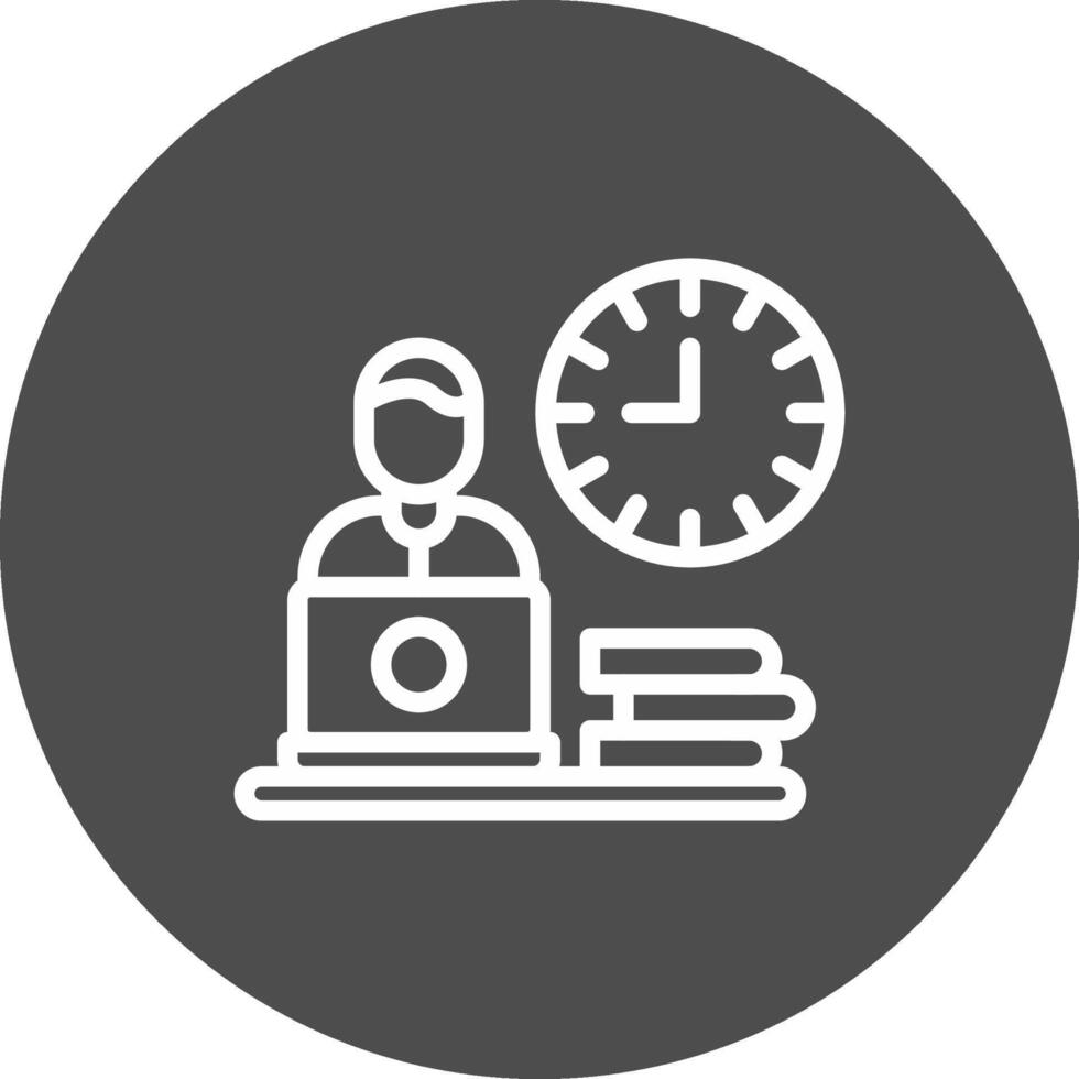 Work Habits Creative Icon Design vector