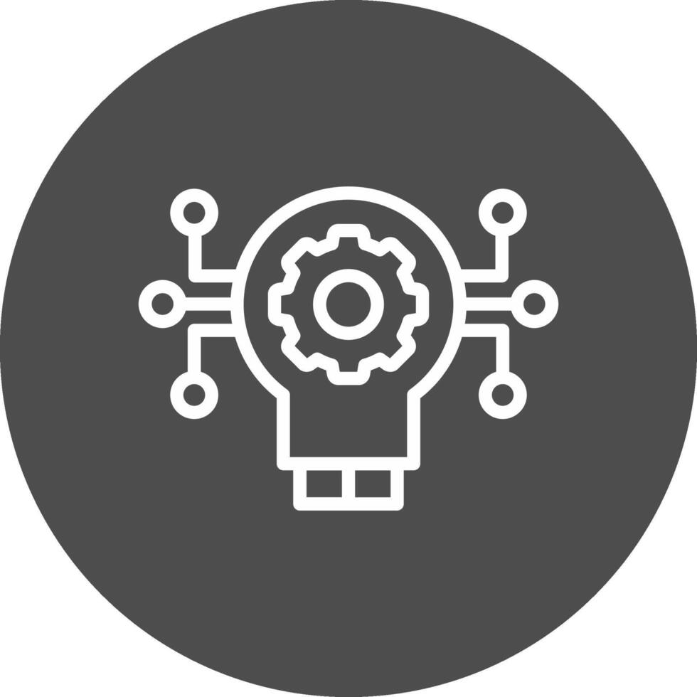 Technology Disruption Creative Icon Design vector