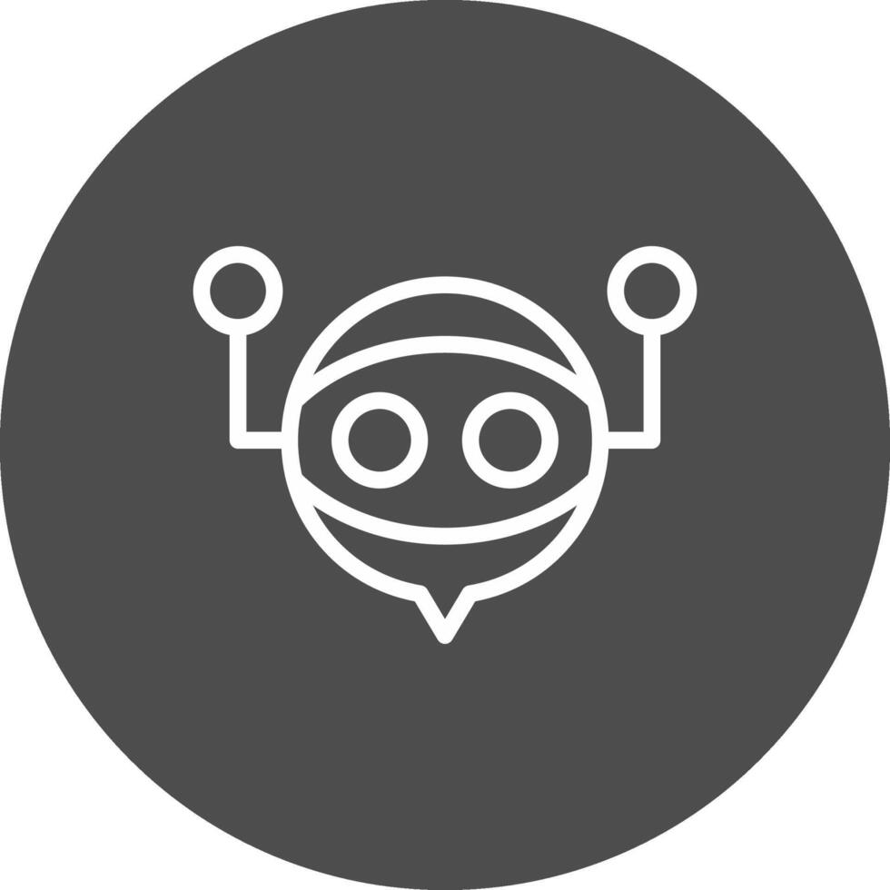Virtual Assistant Creative Icon Design vector