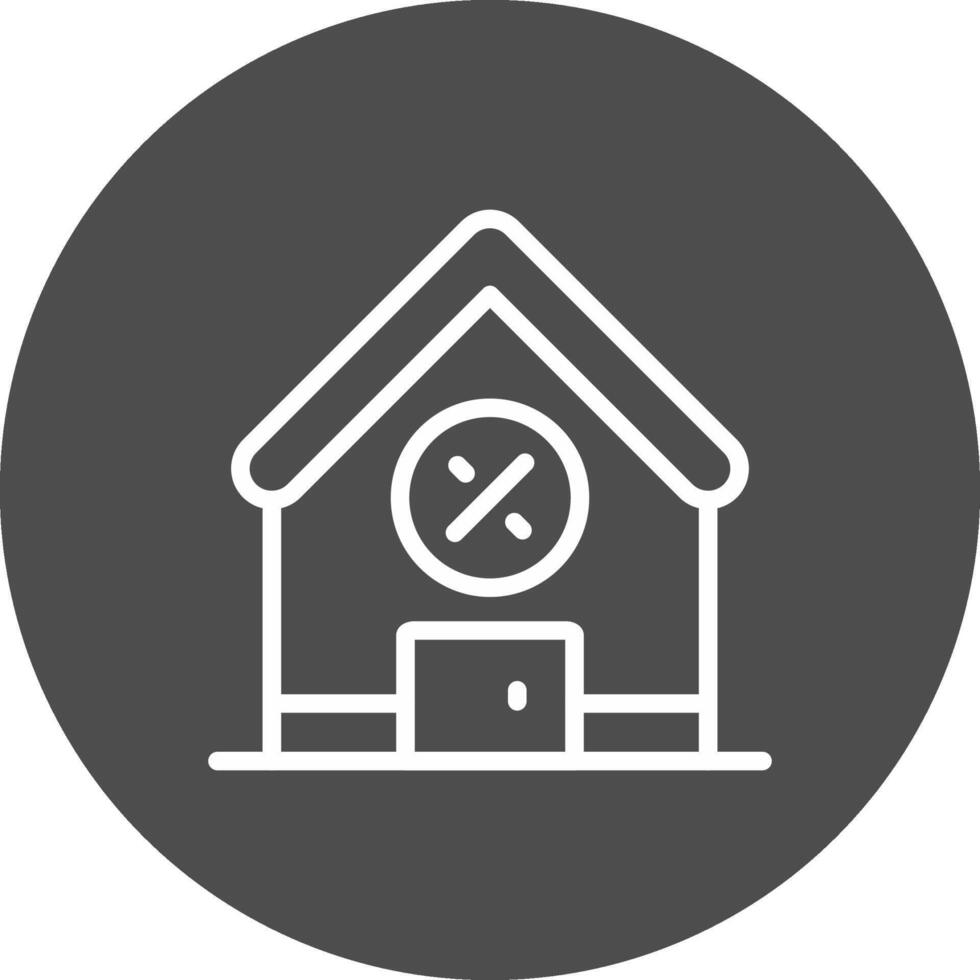 Home Office Tax Deduction Creative Icon Design vector