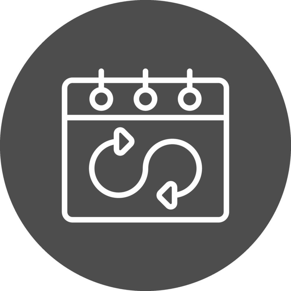 Flexible Schedule Creative Icon Design vector