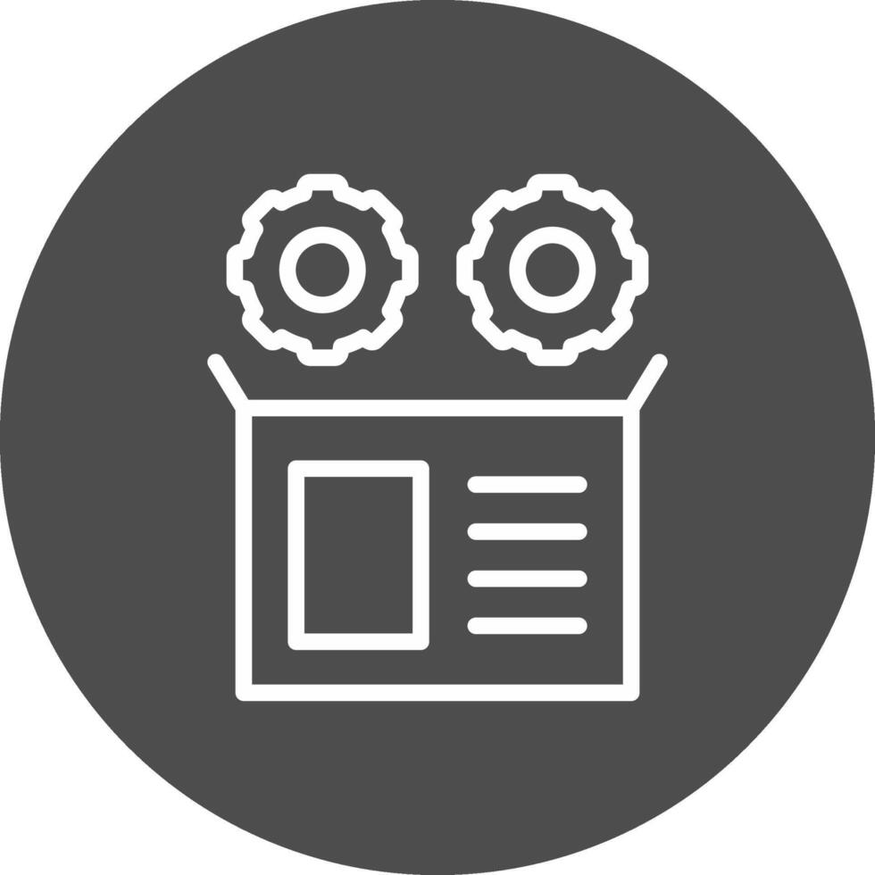 Procedure Package Creative Icon Design vector