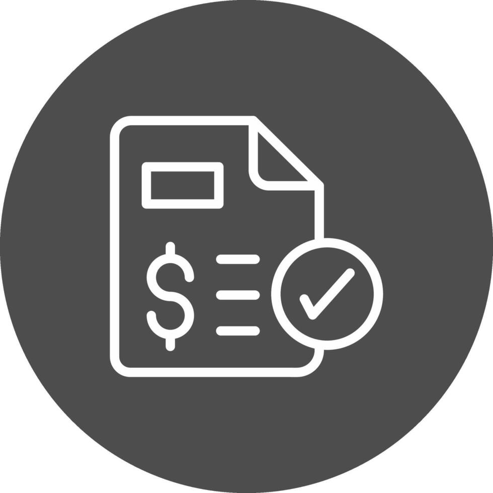 Loan Application Status Creative Icon Design vector