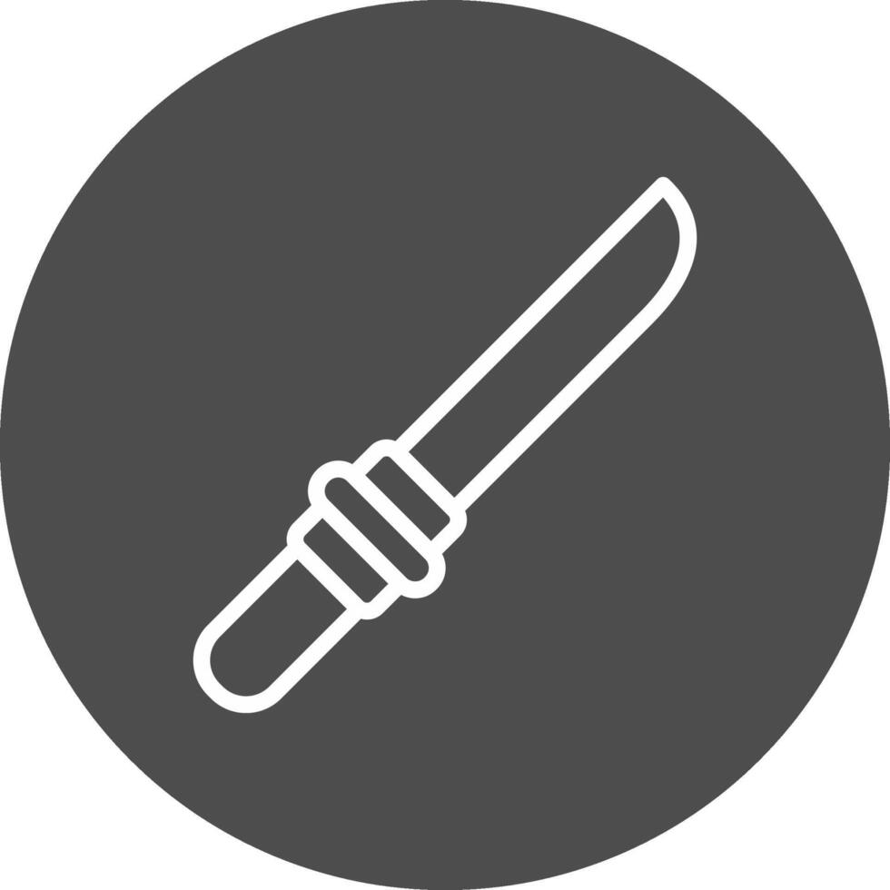 diseño de icono creativo de cuchillo vector