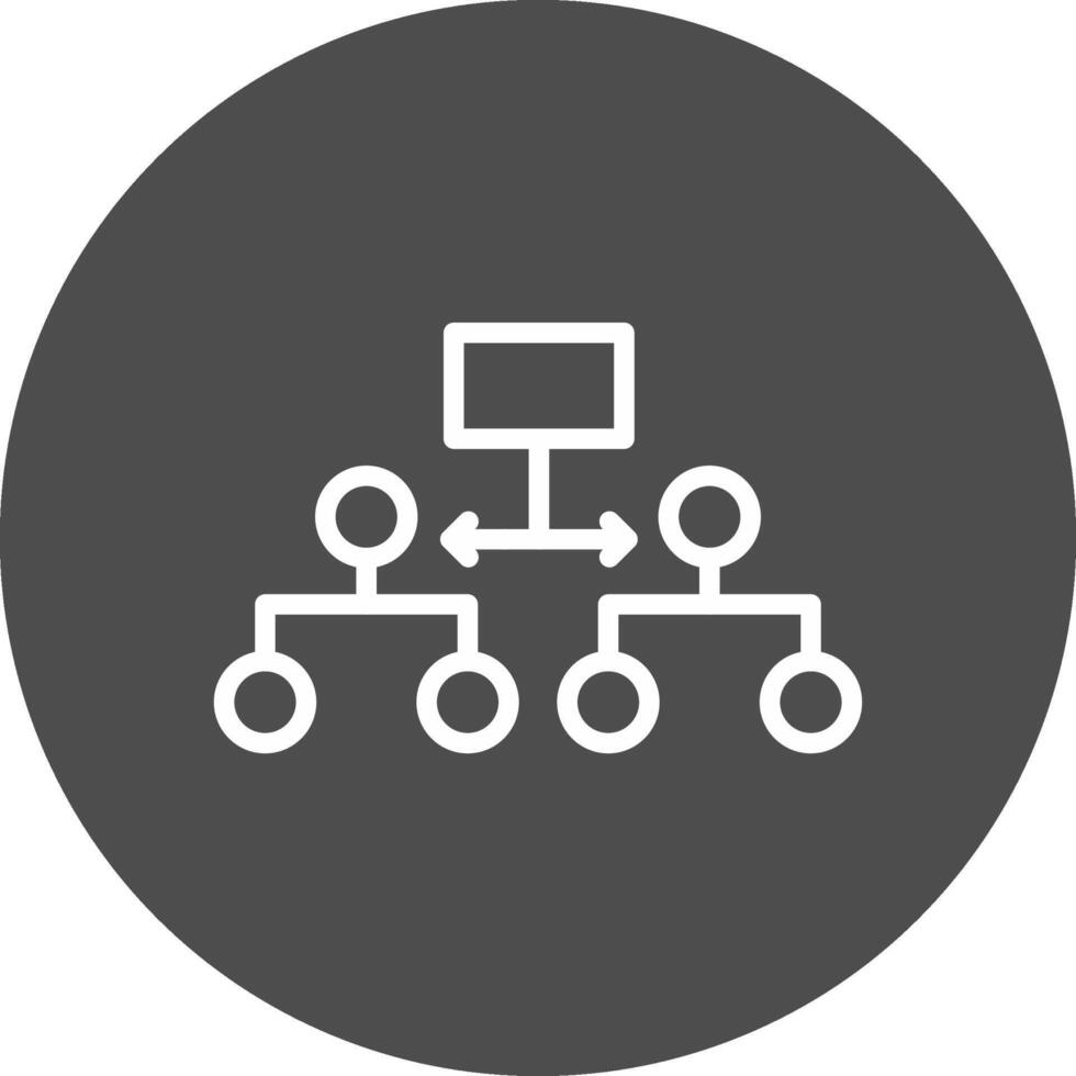Labeled Hierarchy Creative Icon Design vector