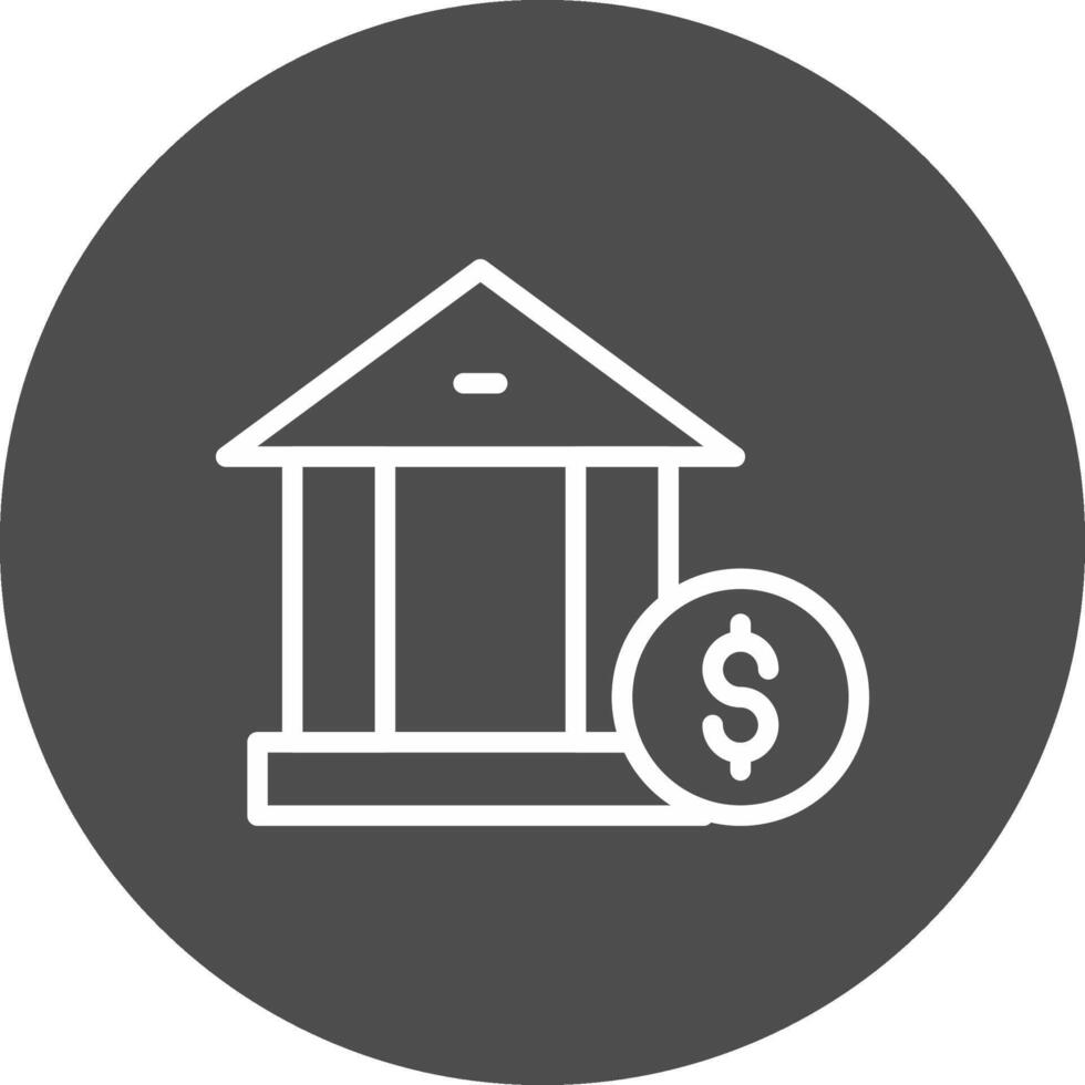 Banking Fees Creative Icon Design vector