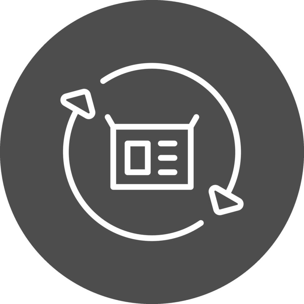 Easy Returns Creative Icon Design vector