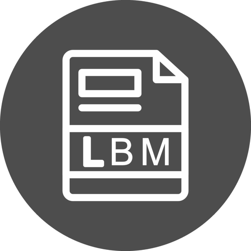 LBM Creative Icon Design vector