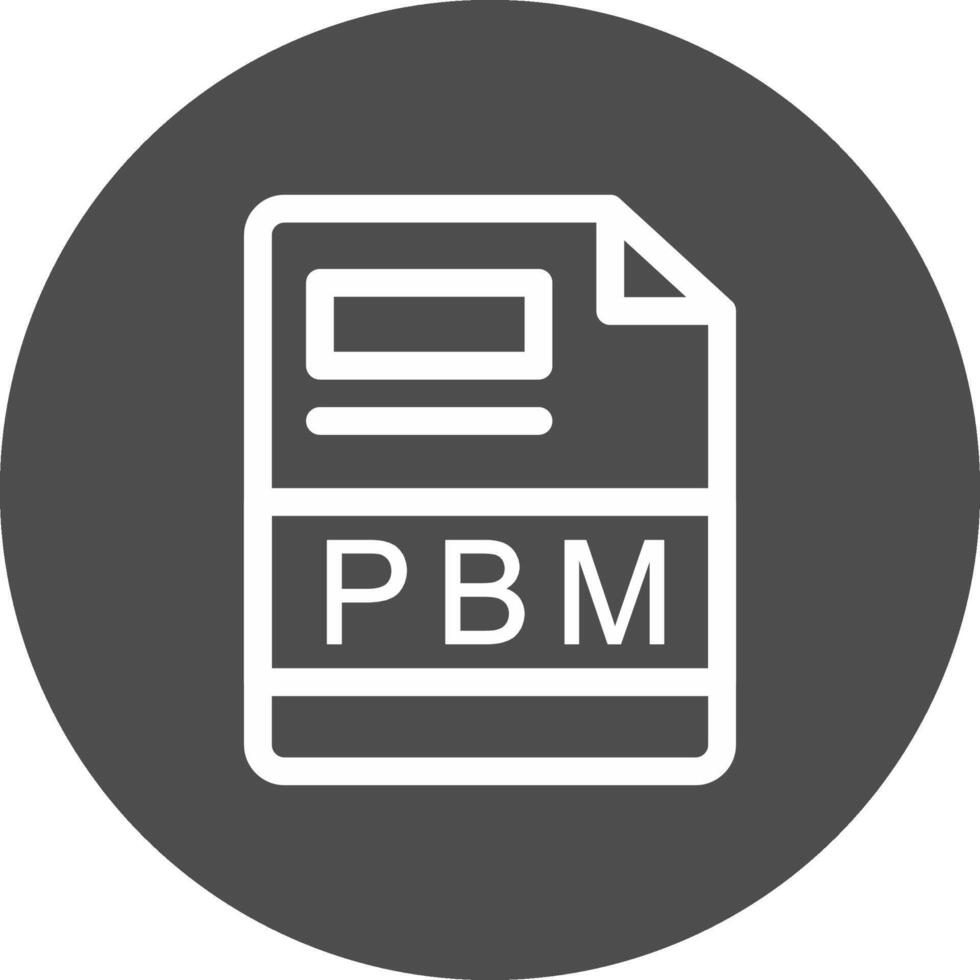 PBM Creative Icon Design vector