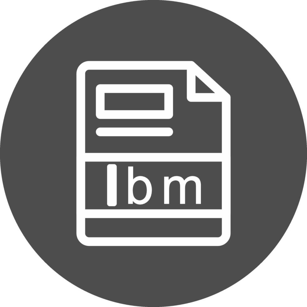 lbm Creative Icon Design vector